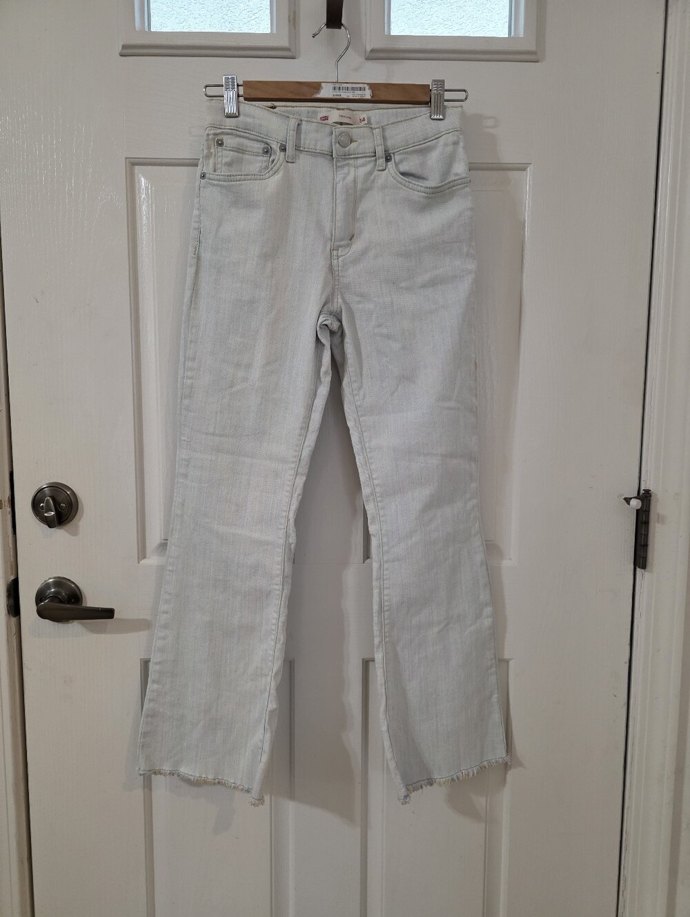 Levi's Light Wash Wide-Leg Jeans